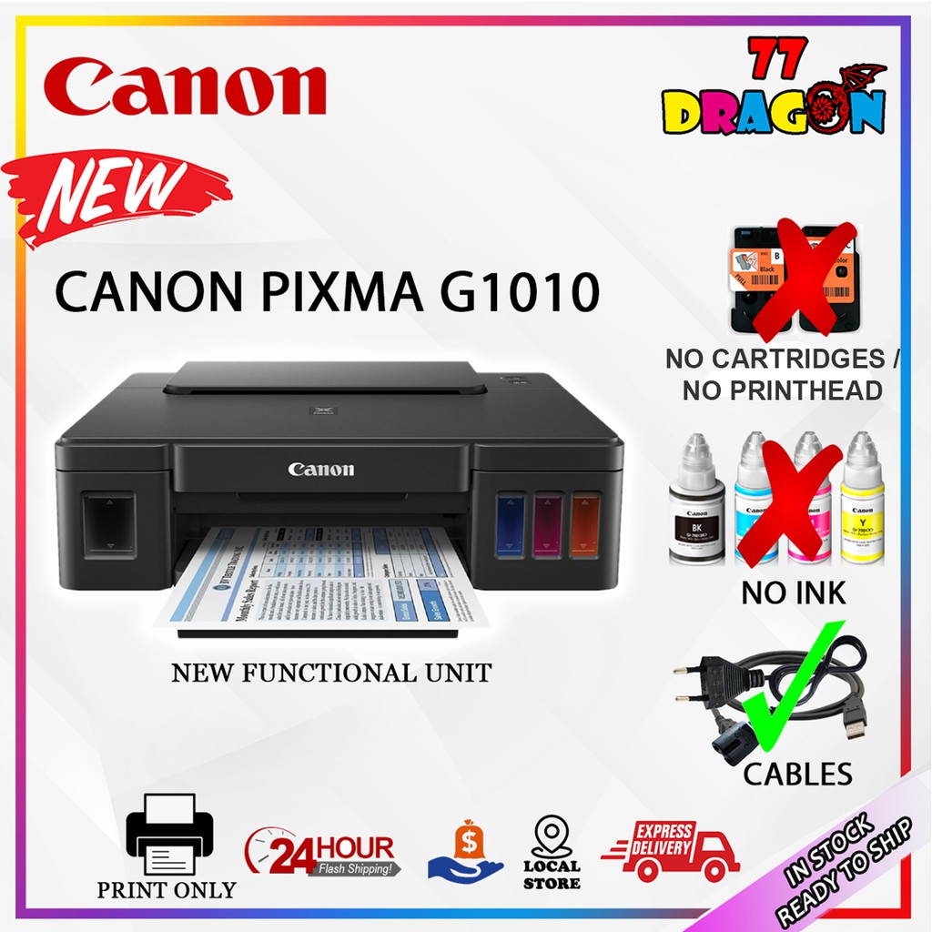 NEW UNIT CANON PIXMA G1010 PRINTER (BODY ONLY) (SPARE-PART ...