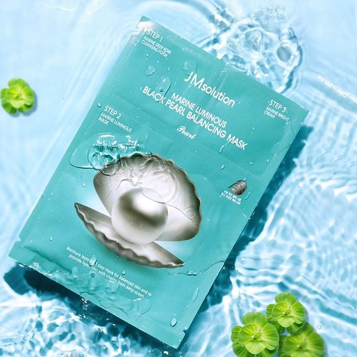 [100% Original] JM Solution Marine Luminous Black Pearl Balancing Mask ...