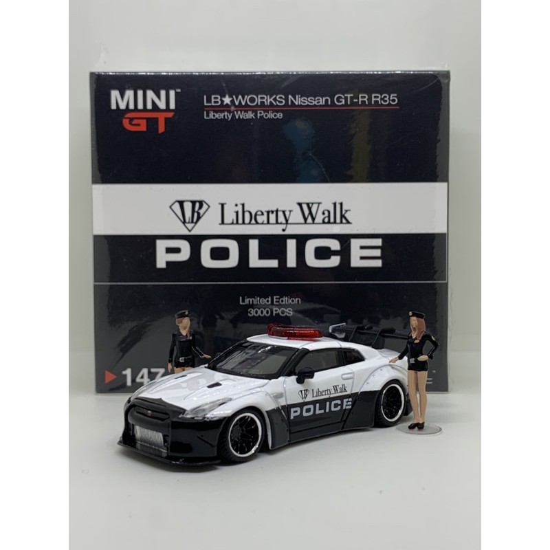 MINI GT 1/64 Liberty Walk Police GT-R-