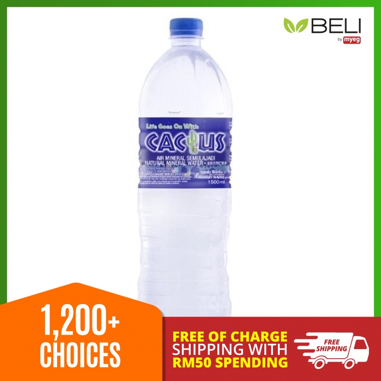 Cactus Mineral Water (1.5L) | Shopee Malaysia