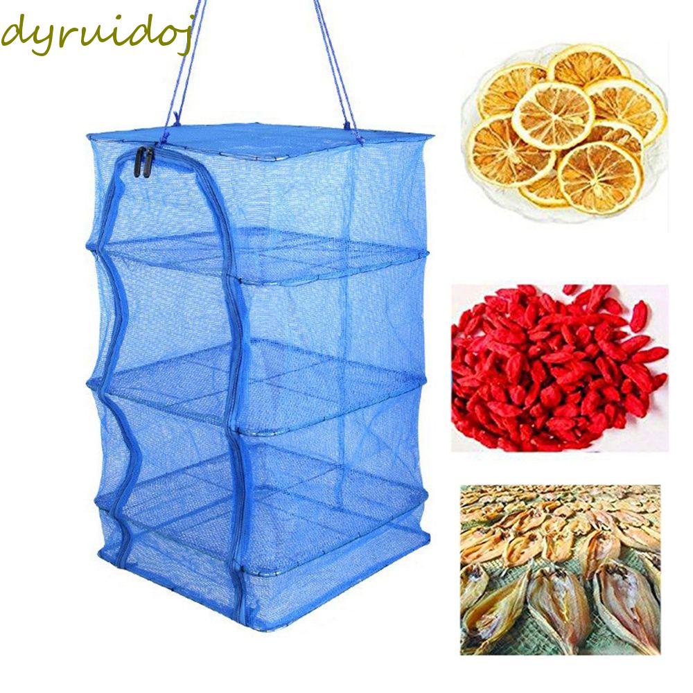 DYRUIDOJ Foldable Drying Fishing Net Flowers Buds Plants Organizer Fish