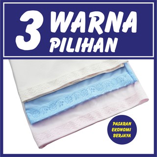  KAIN DALAM WANITA  BERWARNA PETTICOAT COTTON SCHOOL INNER 