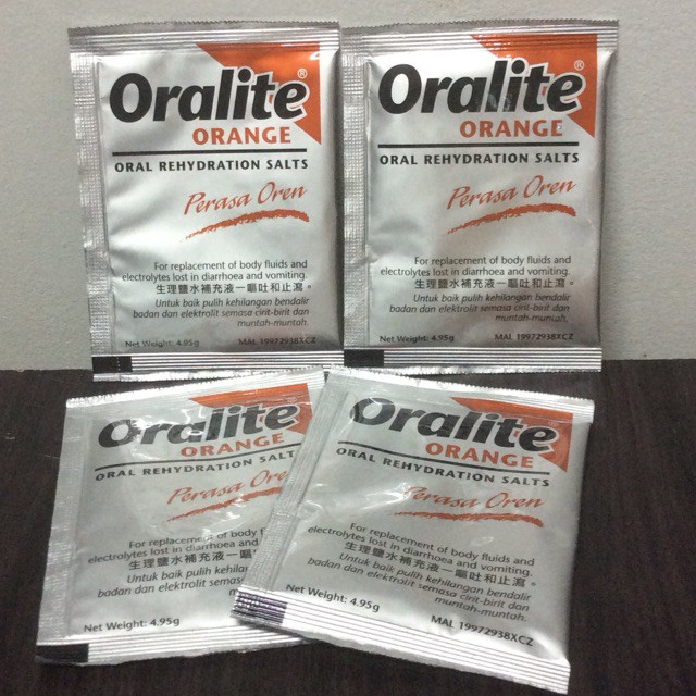 ORALITE ORANGE ORAL REHYDRATION SALTS 5'S Shopee Malaysia