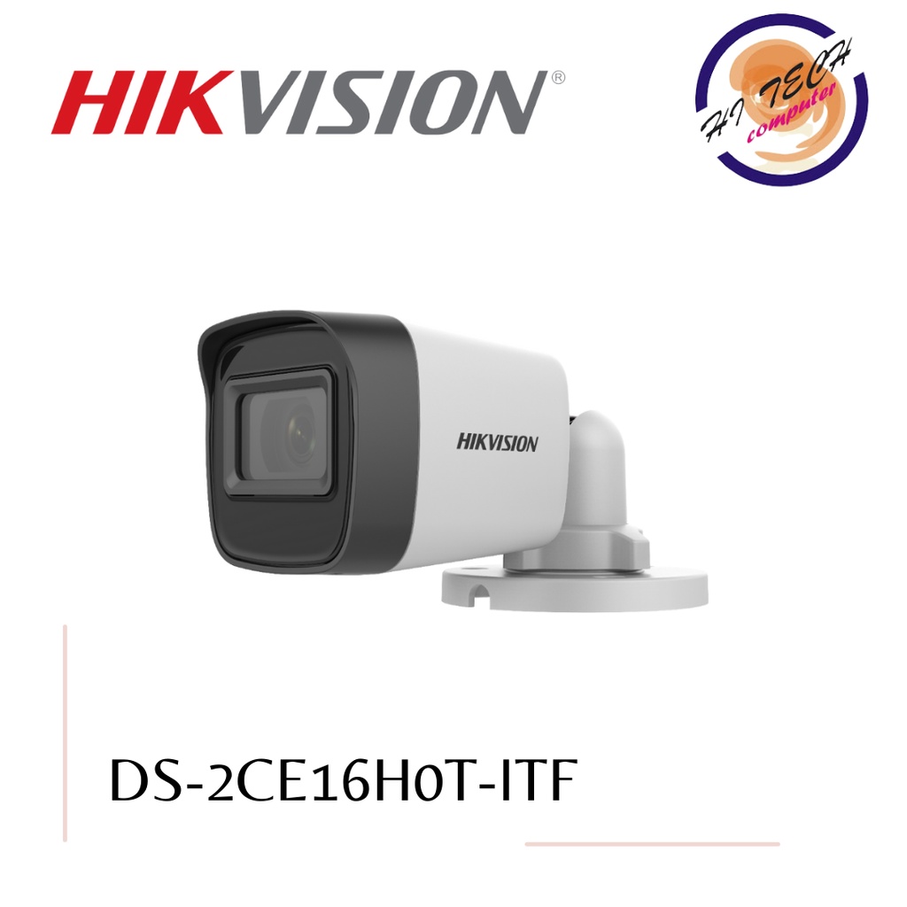 HikVision DS-2CE16H0T-ITF 5 MP Fixed Mini Bullet Camera | Shopee Malaysia