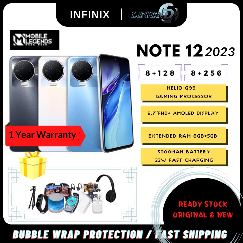 Infinix Note 12 2023 G99 (8+128GB/8+256GB) Mobile Legends Edition ...