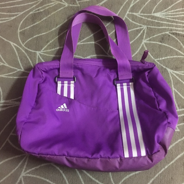 adidas purple gym bag