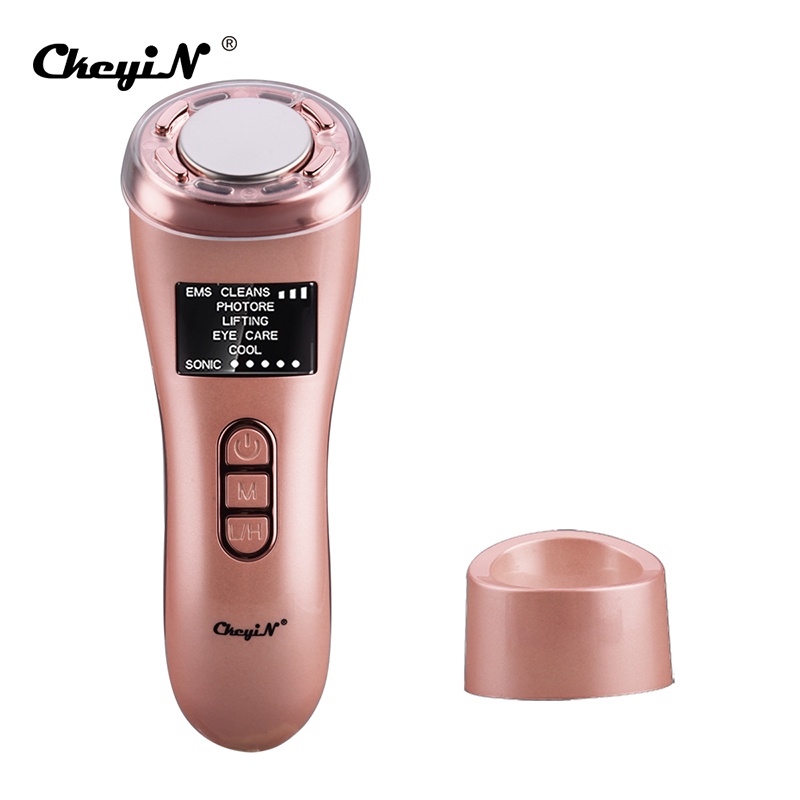 CkeyiN Electric Face Skin Massager Cold & Hot Positive and Negative