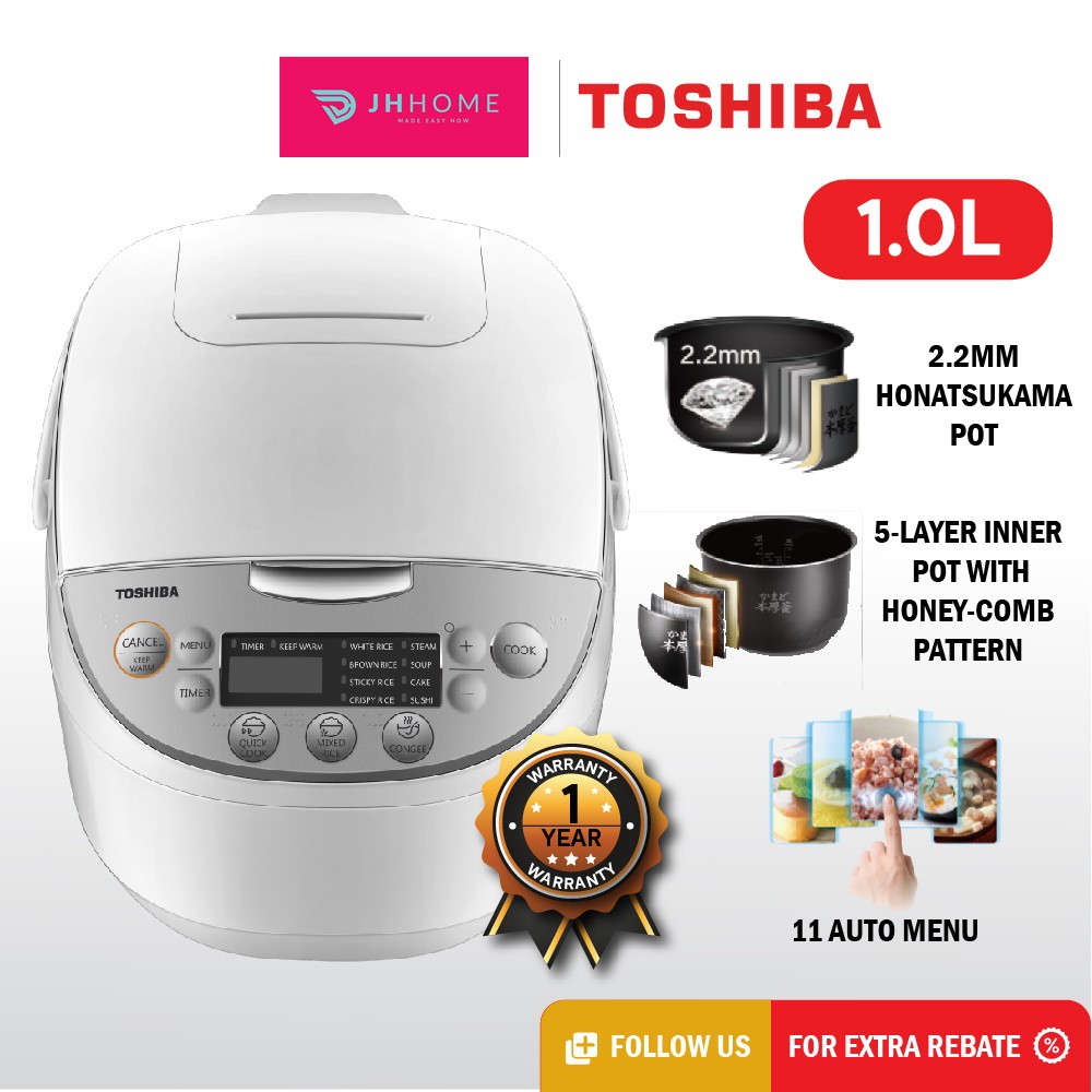 Toshiba Rice Cooker is rated the best in 08/2024 - BeeCost