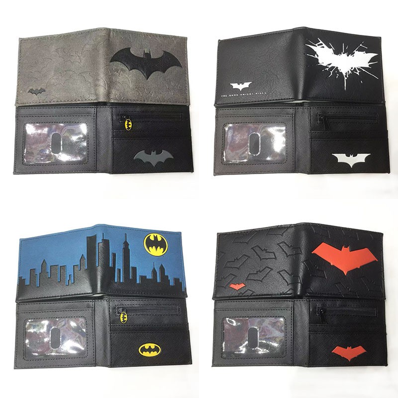 Genuine DC Comics Batman Batman Wallet Wallet Dark Knight Men and women PU  Short Wallet Wallet | Shopee Malaysia
