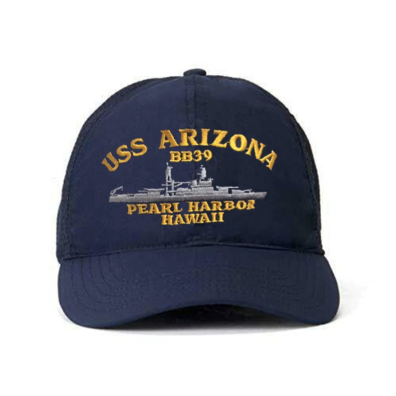 USN Ship Baseball Cap USS Arizona BB-39 Hat