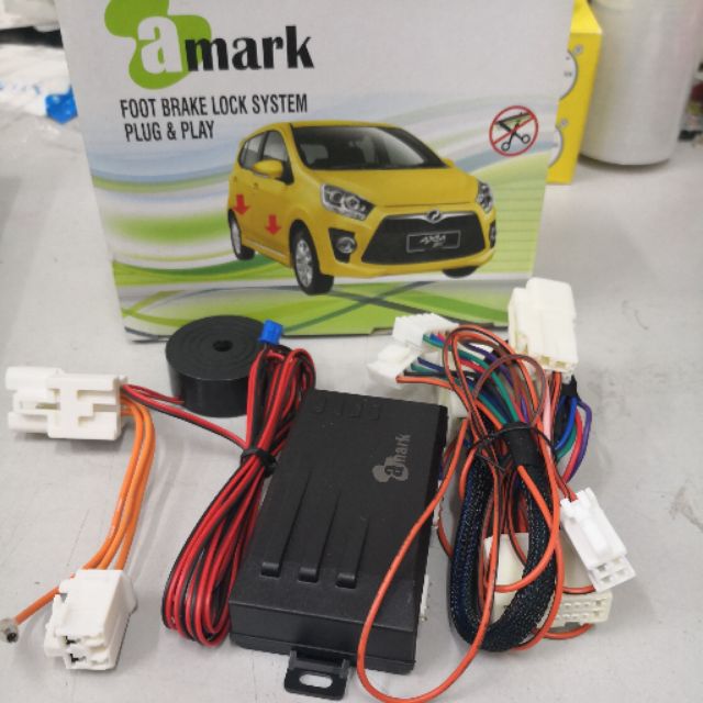 Axia 20142015 foot brake lock with buzzer and double signals 2in1