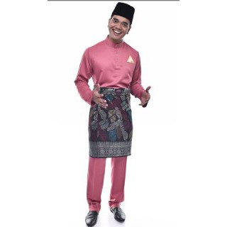 Baju Melayu Pink Belacan