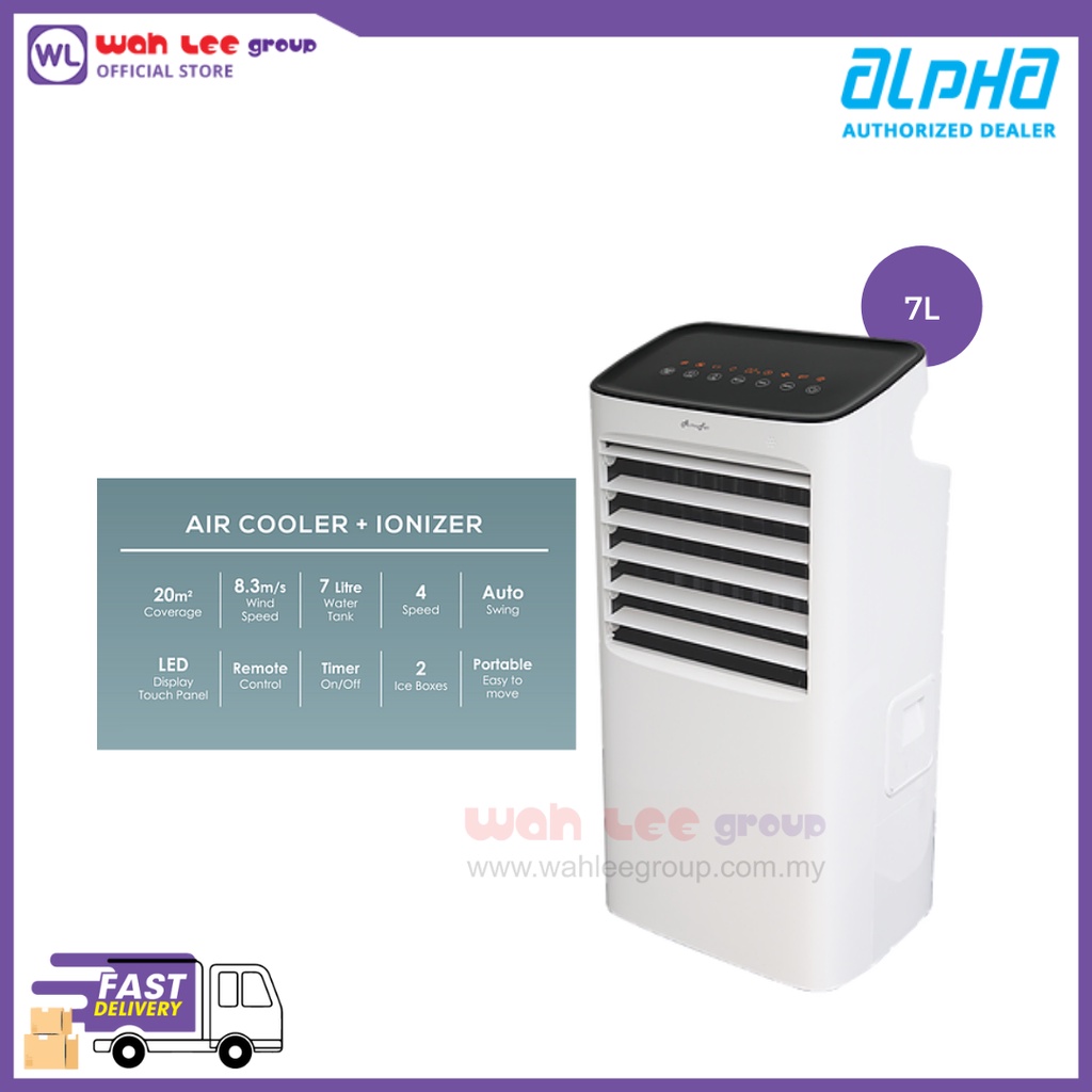 Alpha BREEZ 7L Air Cooler with Ionizer AC7L Shopee Malaysia