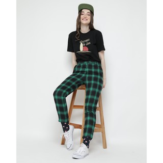  Erigo  Checked Pants Vines Green Shopee Malaysia