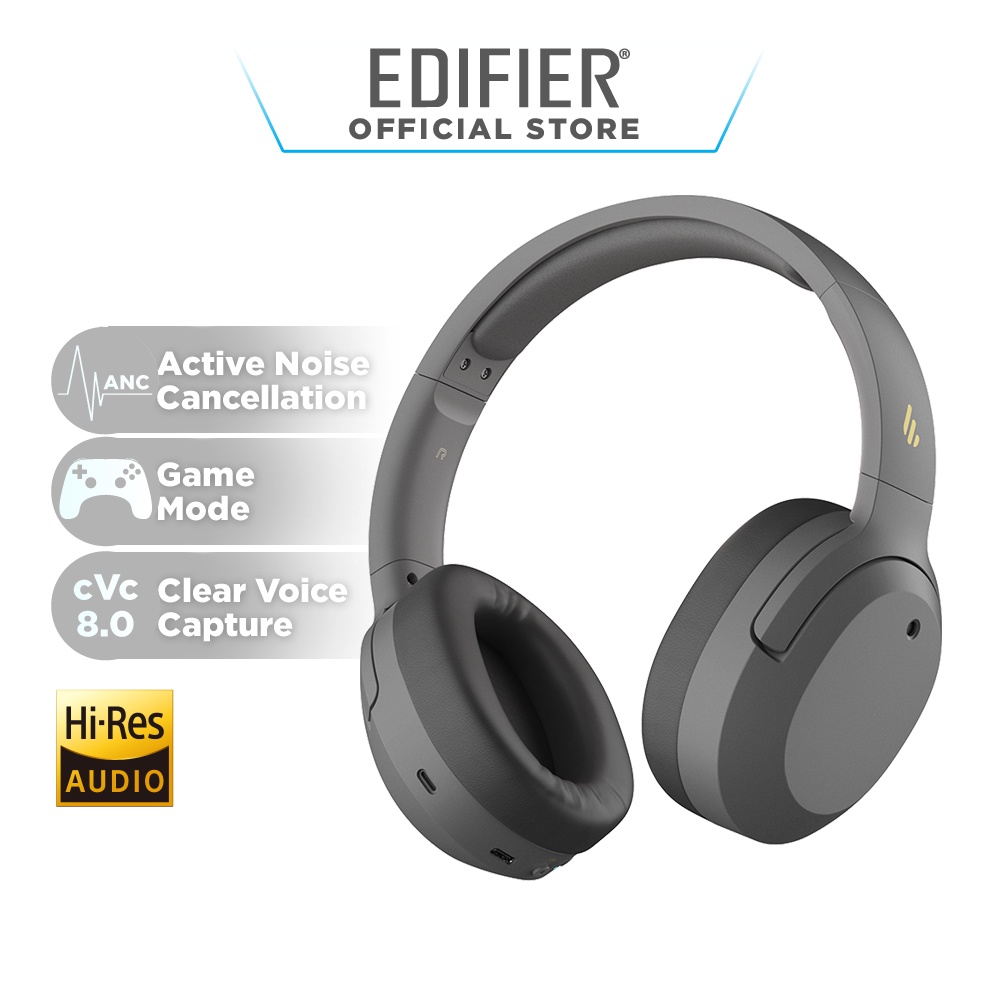 Edifier W820NB - Active Noise Cancelling Bluetooth Headphone |  Hi-Res Audio | Gaming Mode | USB Audio #3