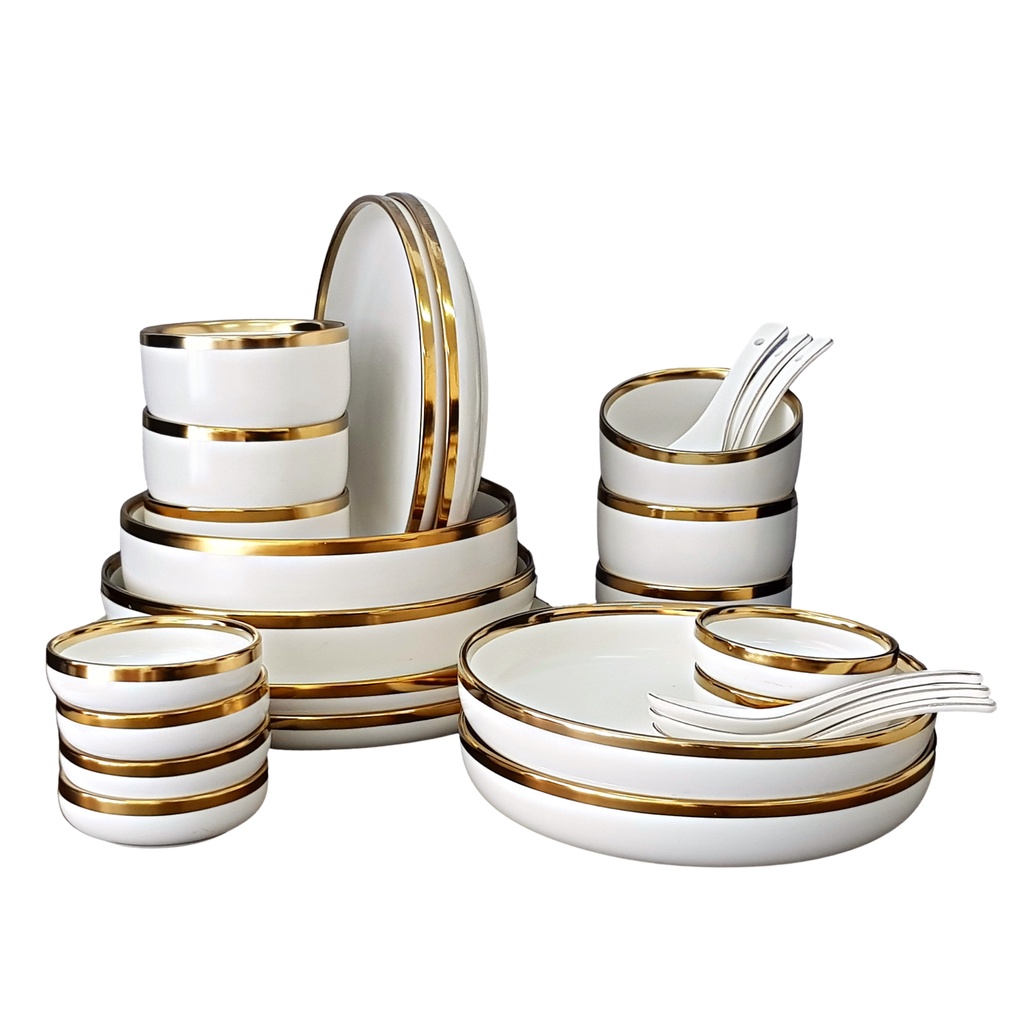 Nordic Ceramic Tableware Set Ceramic Dinner Set Plate Bowl Set Matte