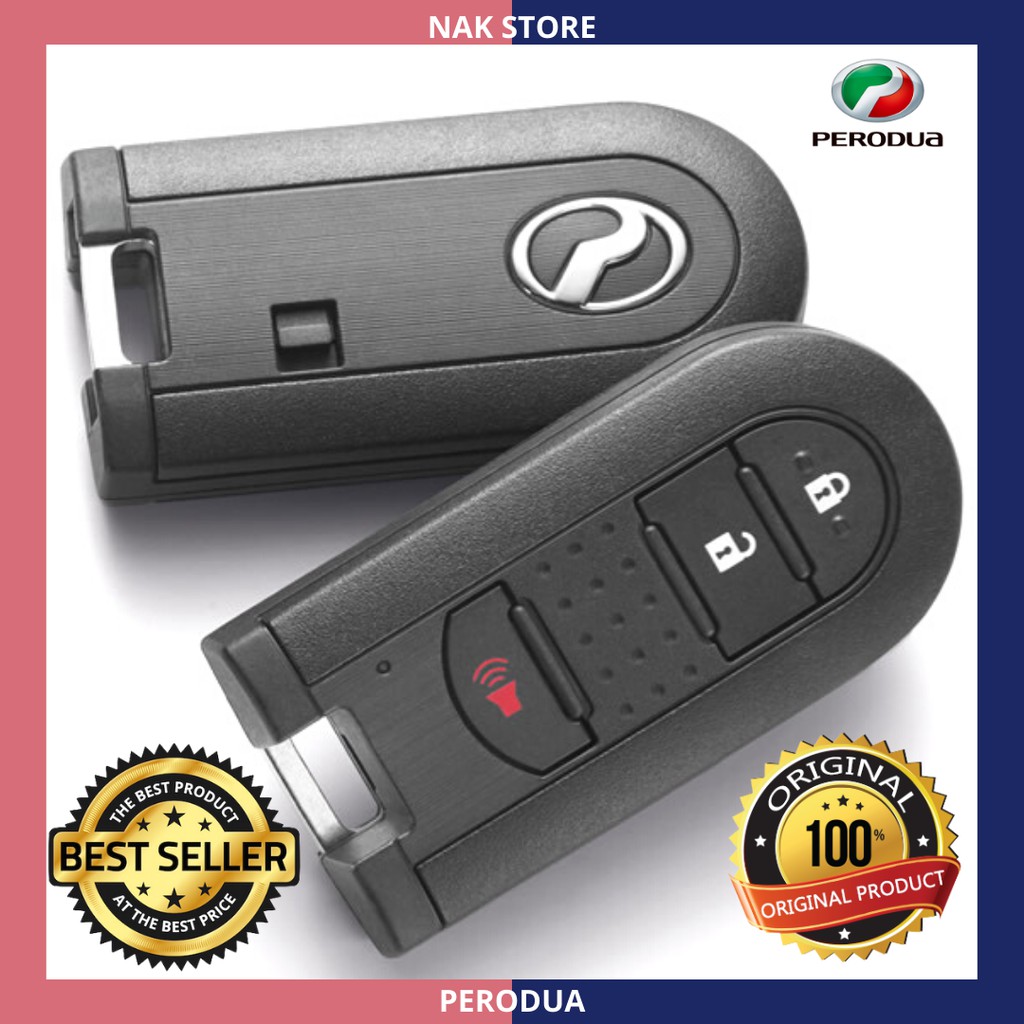 Perodua Myvi Axia Bezza Smart Key Remote Car Key Shopee Malaysia
