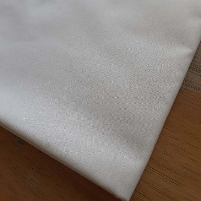 55 Cotton 45 Polyester CVC Fabric Off White Colour 58 " width x 1