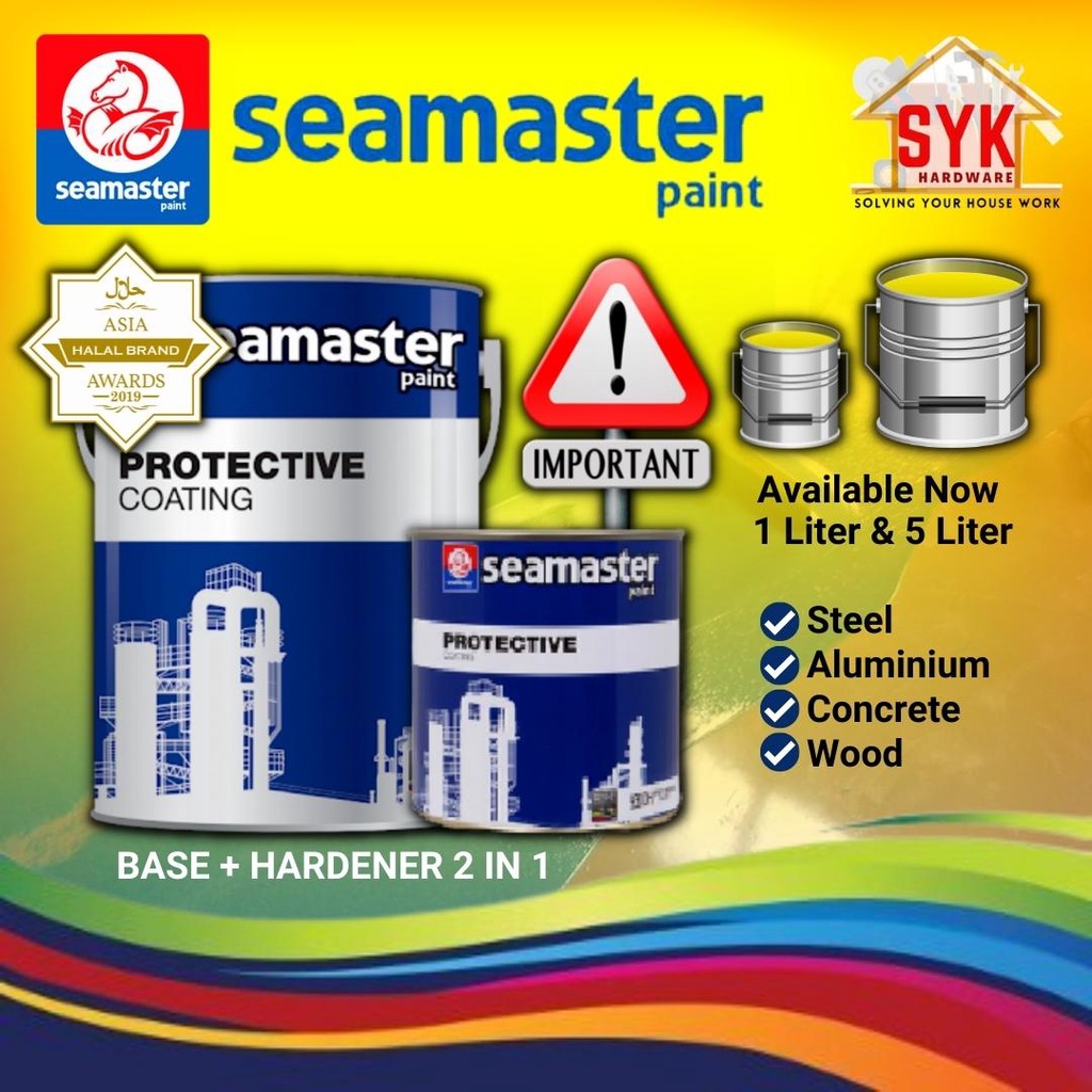 SYK Epoxy Floor Paint 1Liter/5Liter Epolux (2 in 1 Paint+Hardener