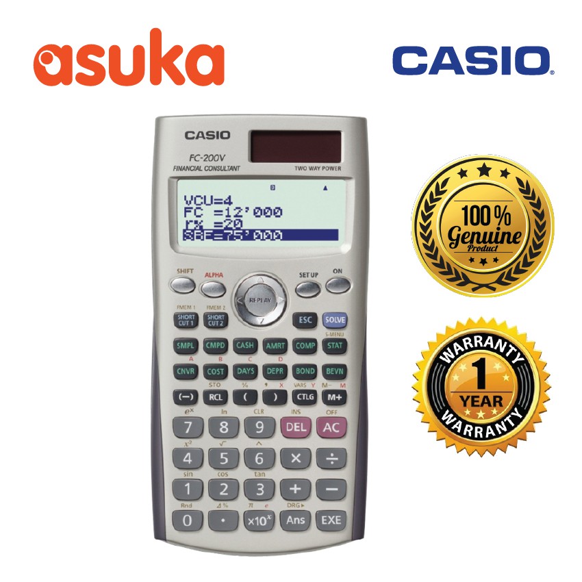 casio fc 200v price