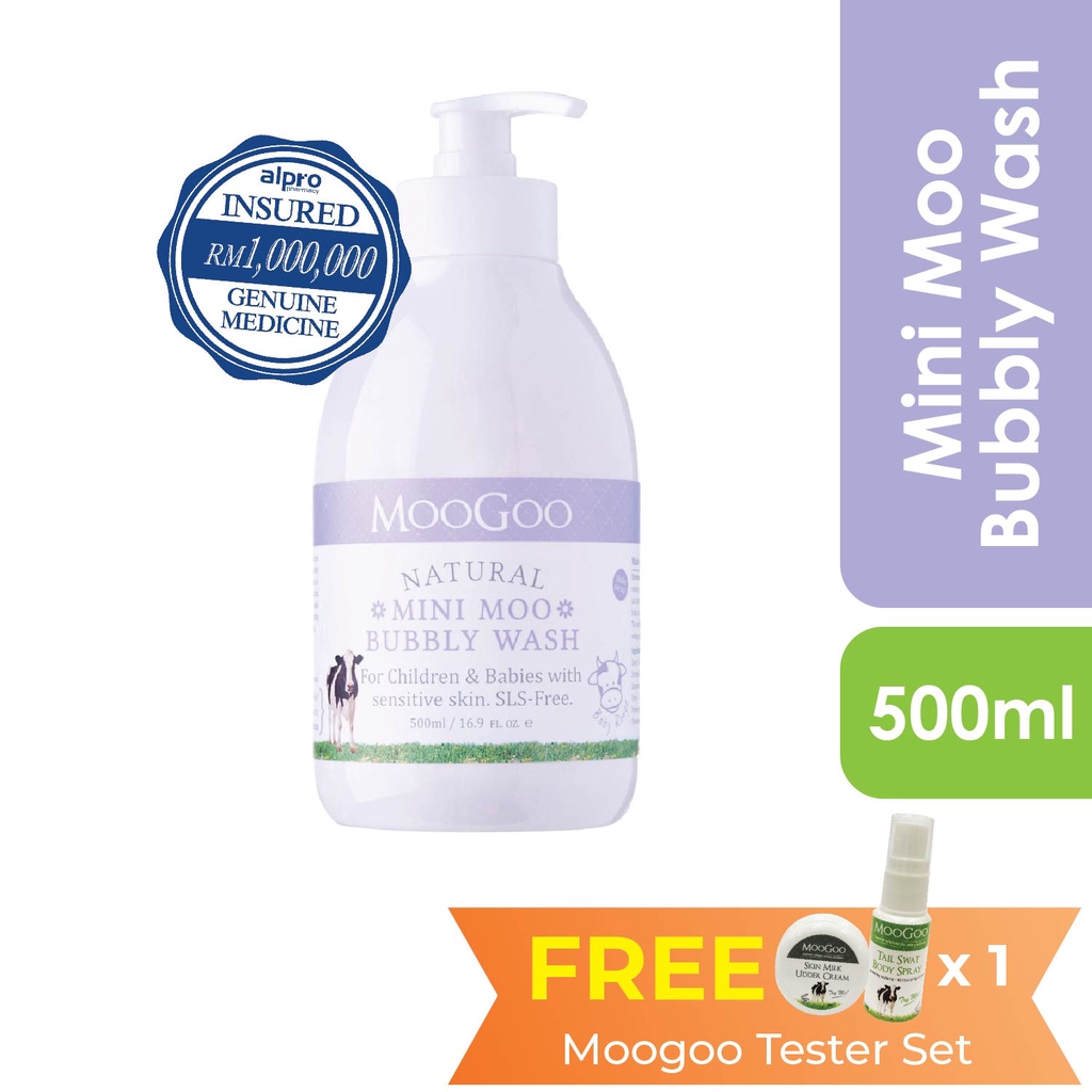 moogoo mini moo bubbly wash