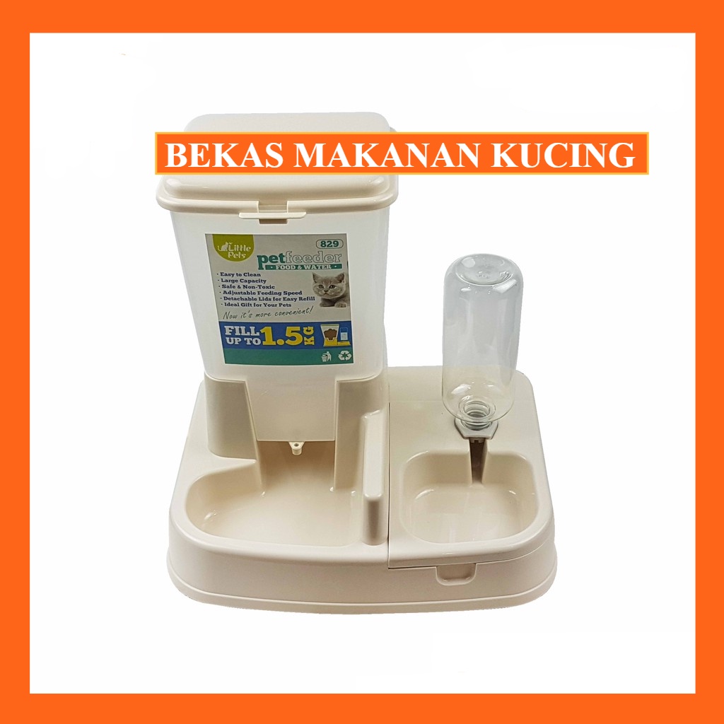 Bekas Makanan Minuman Kucing Peliharaan Auto Japanese Style 2 IN 1 ...