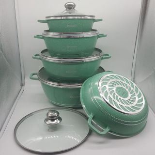 PERIUK DESSINI 10PCS DESSINI GRANITE COOKWARE SET PERIUK DESSINI 10PCS DESSINI GRANITE COOKWARE SET
