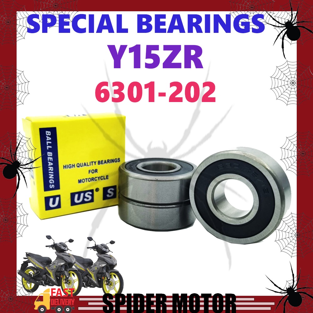 SPECIAL BEARING Y15ZR REAR PNP Y125 SPORT RIM (6301202) Shopee Malaysia