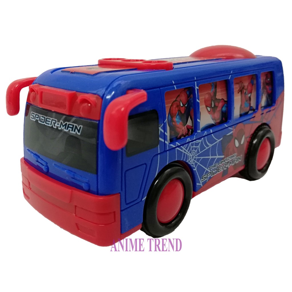 spiderman bus toy