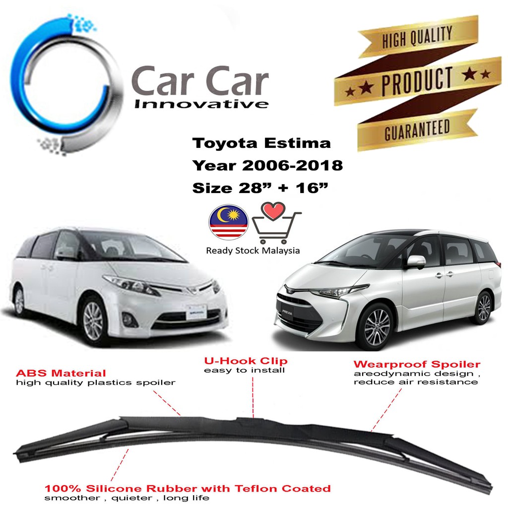 Toyota Estima Wiper 20062018 Car Wiper Blades ,Silicone Wiper Blade