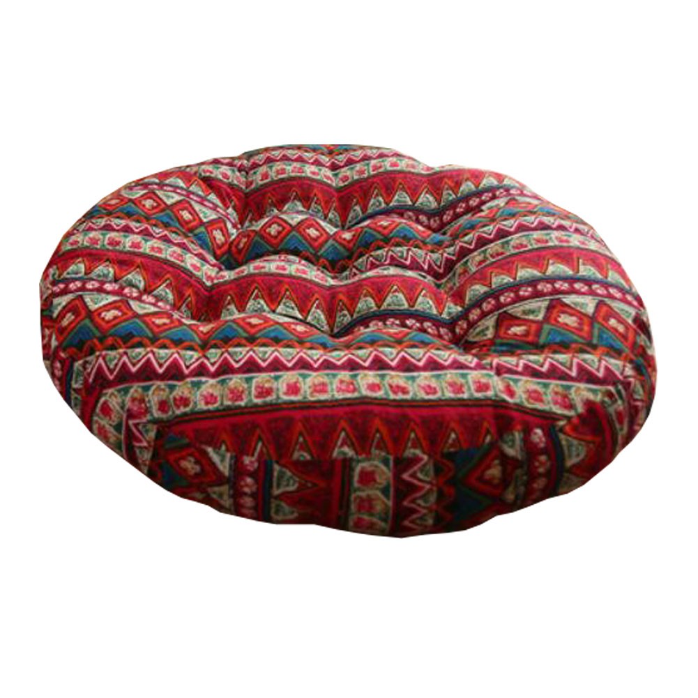 Cotton Linen Round Chair Cushion Floor Pillow Floor Cushion Seat