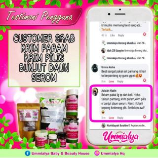 SET BERPANTANG UMMIALYA Krim Pilis / Krim Param / Bunjut 