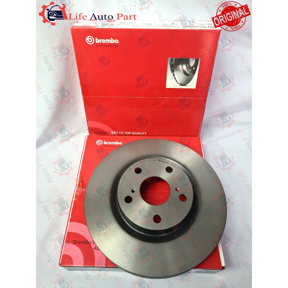 BREMBO BRAKE DISC ROTOR CAMRY ACV40 ACV41 ACV50 ASV50 ACV51 (20072018