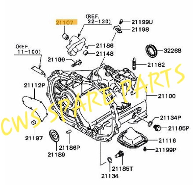 Proton Saga Iswara Wira Satria Waja Manual Gear Box Stopper Original Md733296 Shopee Malaysia