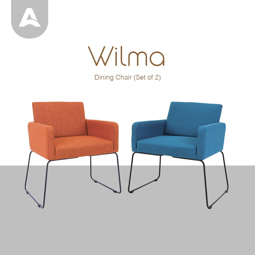 Arturo Wilma Dining Chair with Arm Rest (set of 2) Shopee Malaysia