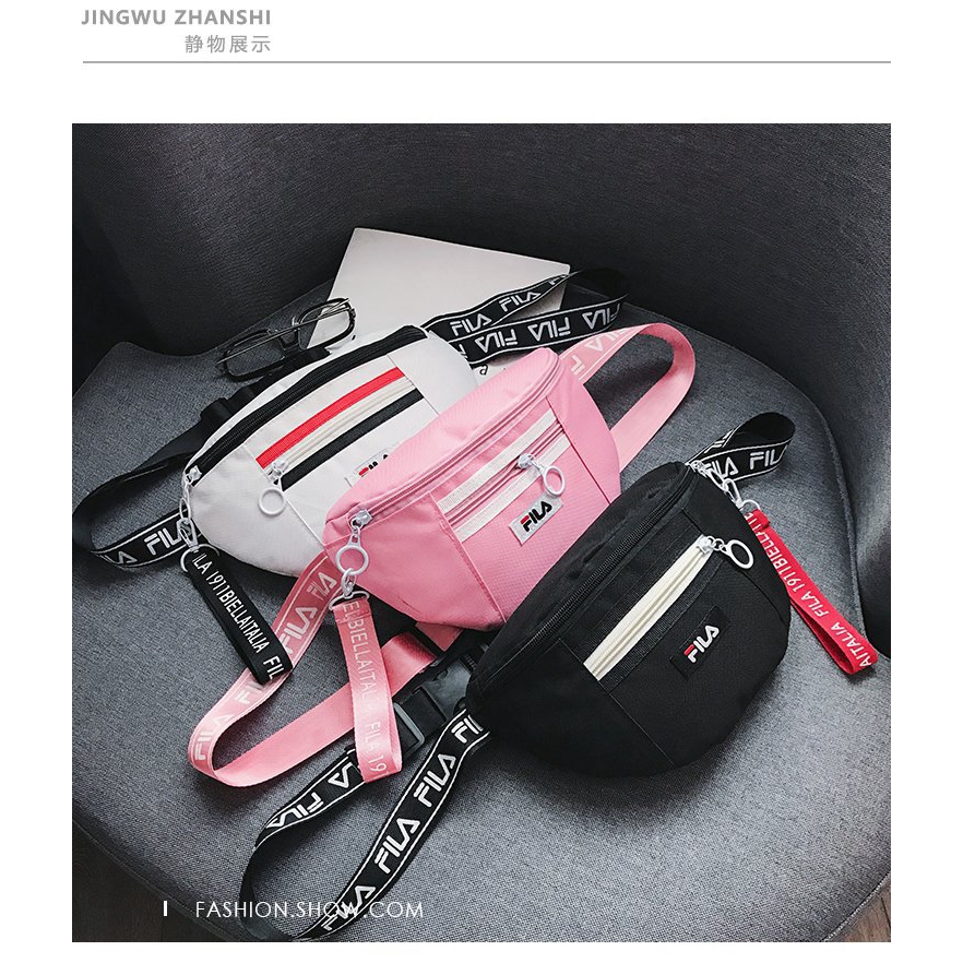 fila fanny pack pink