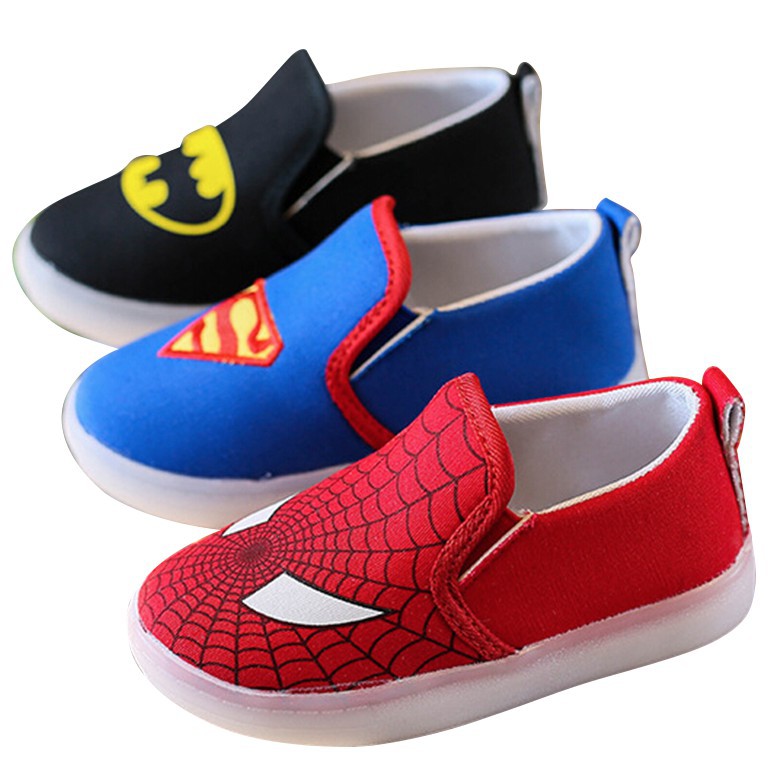 spiderman canvas shoes