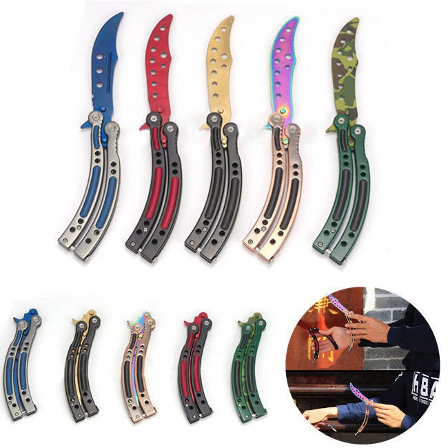 Stainless Steel knife butterfly Practice Butterfly Training butterfly knife  training gaming tool butterfly trainer tool-training butterfly knife- butterfly trainingbutterfly knife training - AliExpress