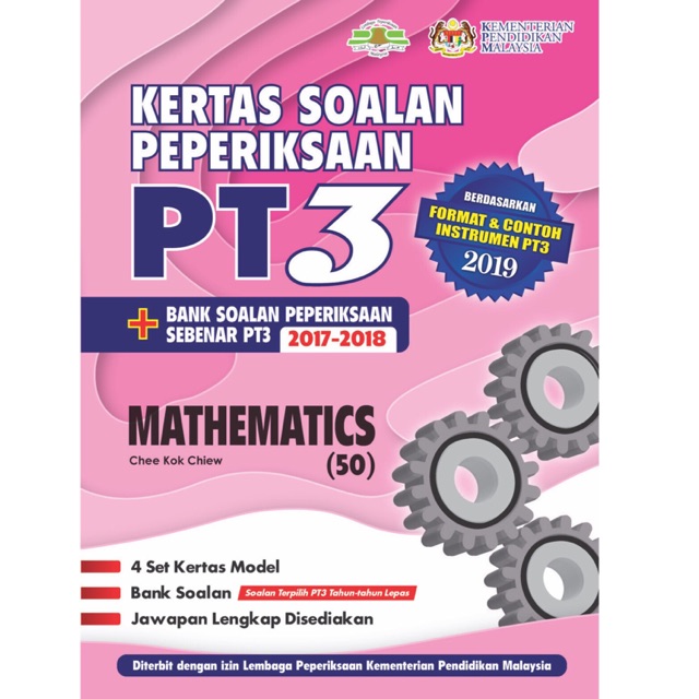 Tny Kertas Soalan Peperiksaan Pt3 Mathematics Bilingual Shopee Malaysia