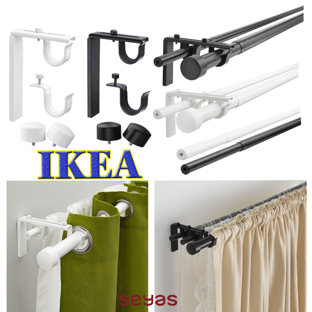 IKEA Curtain Rod Batang Langsir Rod Langsir Murah Holder Bracket Wall