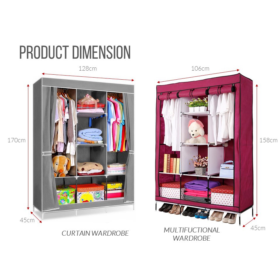 Multifunctional Roll-Up Wardrobe