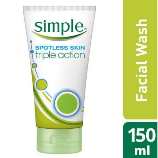 simple face wash spotless skin