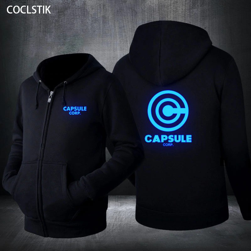 capsule corp thick hoodie