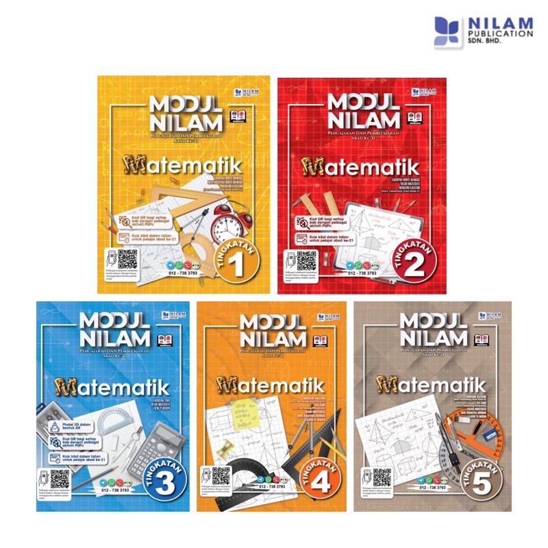 [MBO] 2022 Buku Latihan Modul Nilam Matematik Tingkatan 1.2.3.4.5 ...