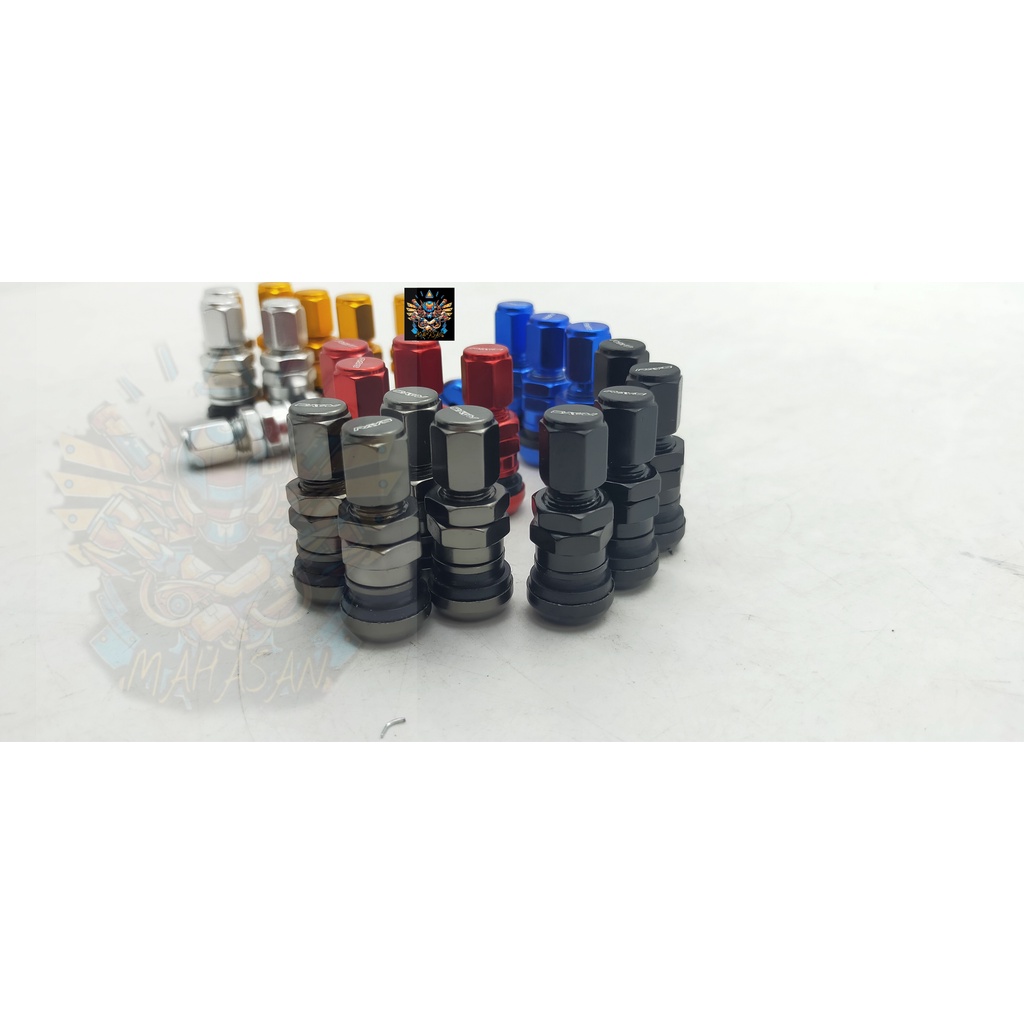 RAYS RACING KEPALA TIUB TV06 Aluminium Tyre Air Pressure Valve with Cap