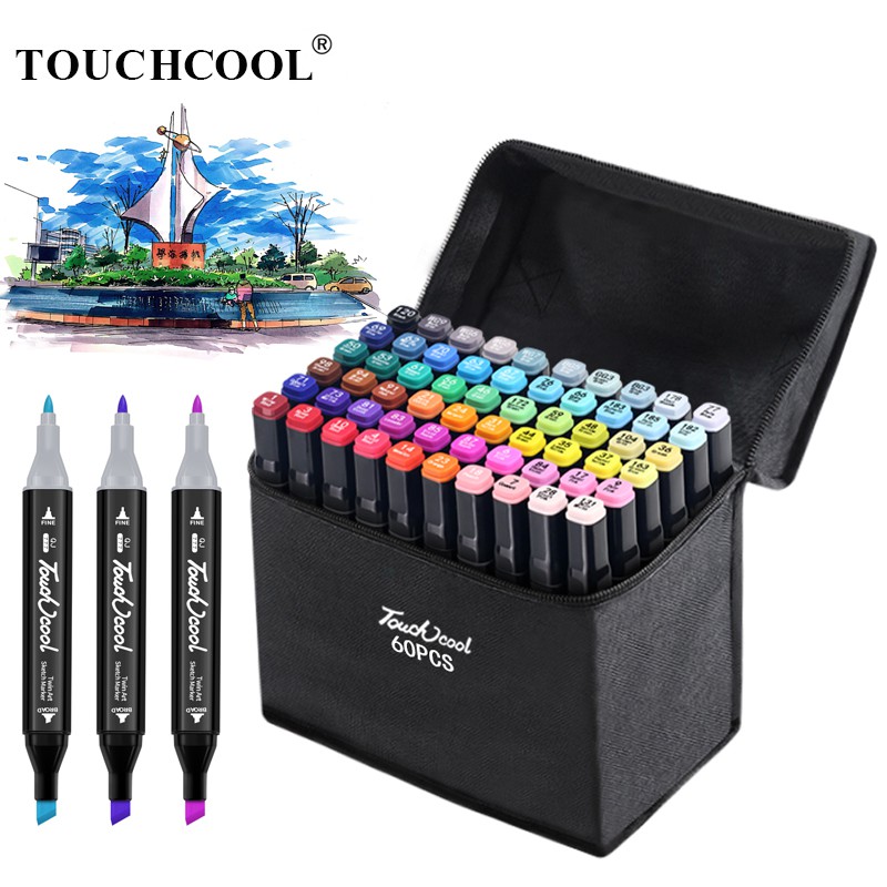 Touch Cool Art Markers Brush Pen Manga Drawing Art ...