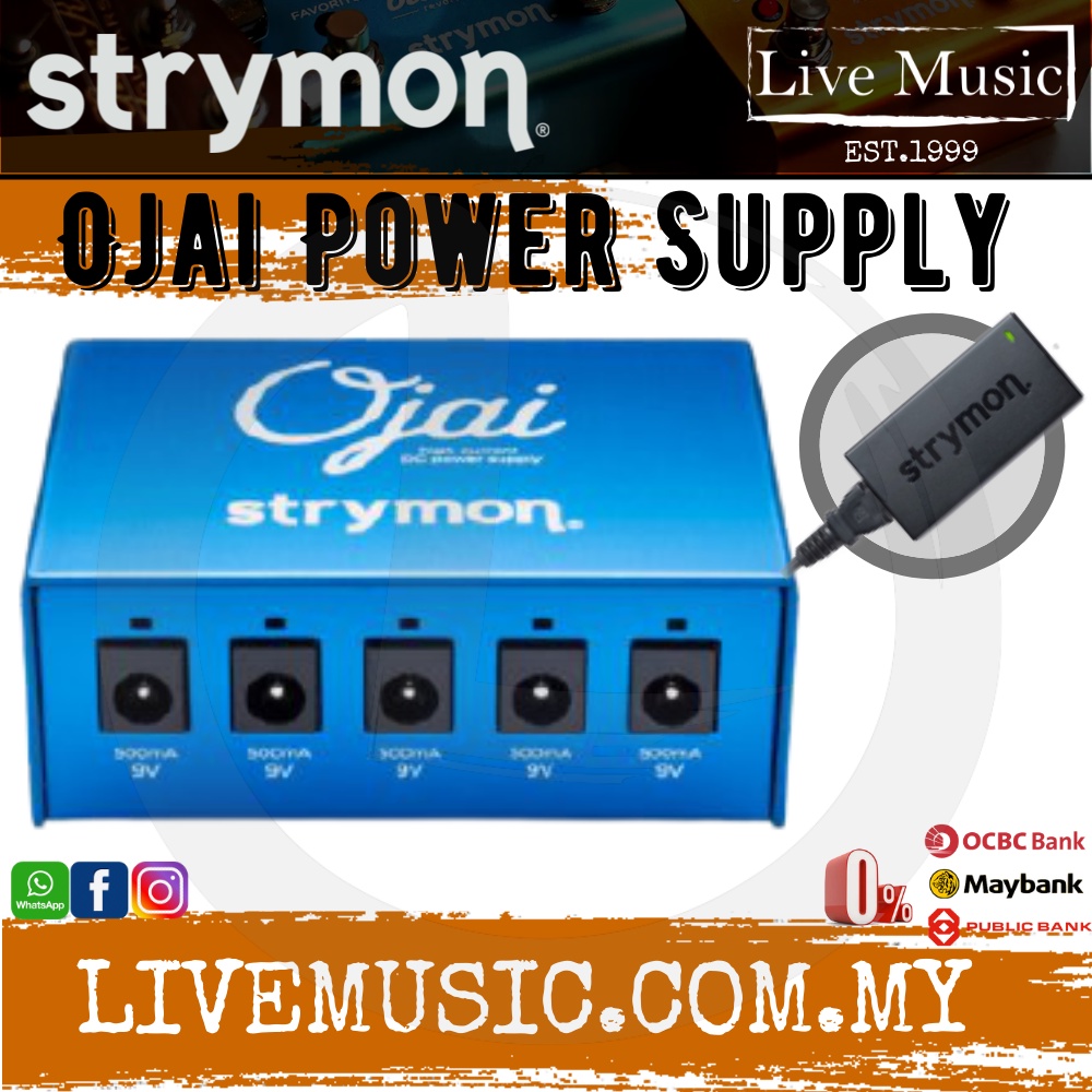 Strymon Ojai High Current DC Power Supply / 5-output High Current Guitar  Pedal Power Supply