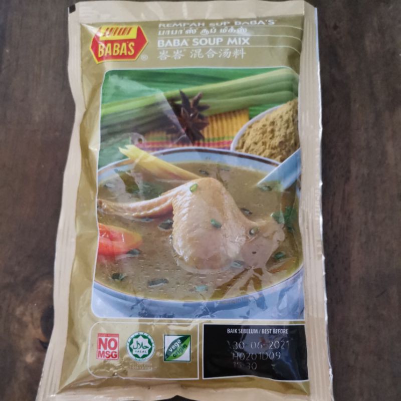 Baba S Soup Mix Kempah Sup 125g Shopee Malaysia