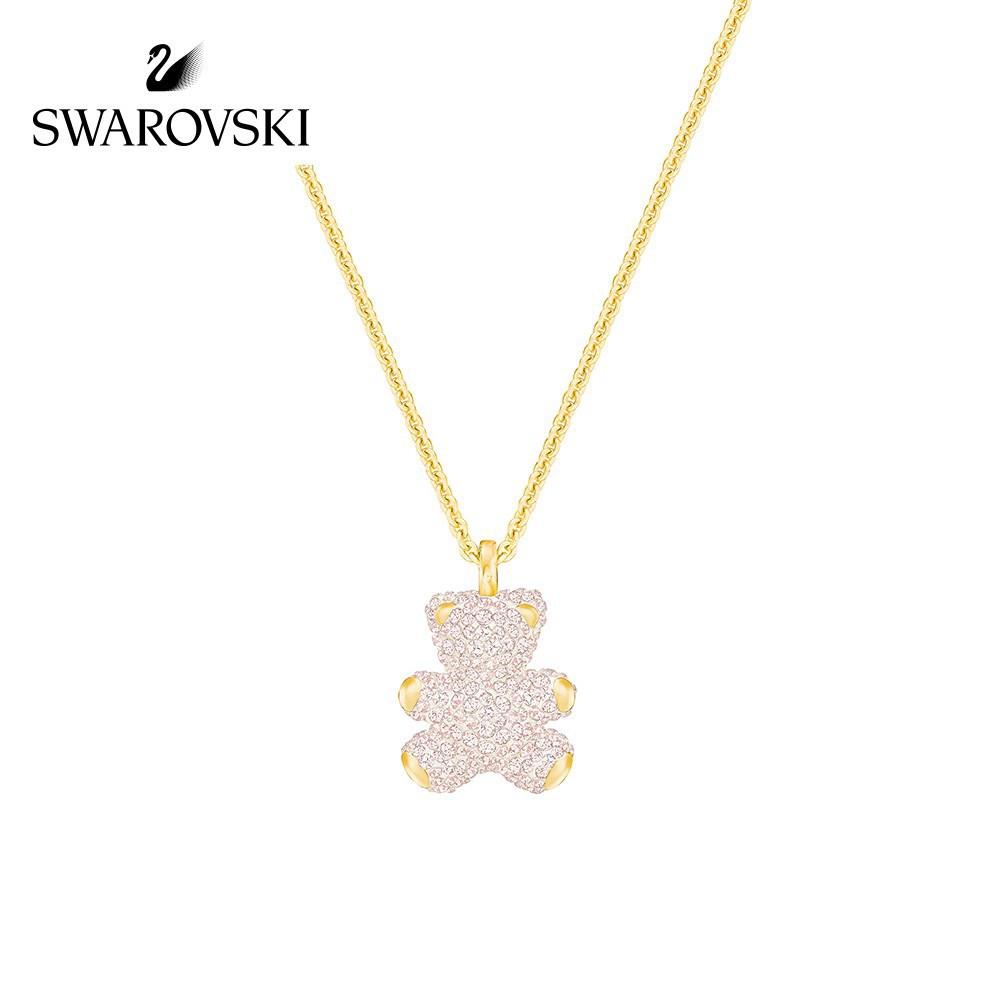 swarovski teddy bear pendant