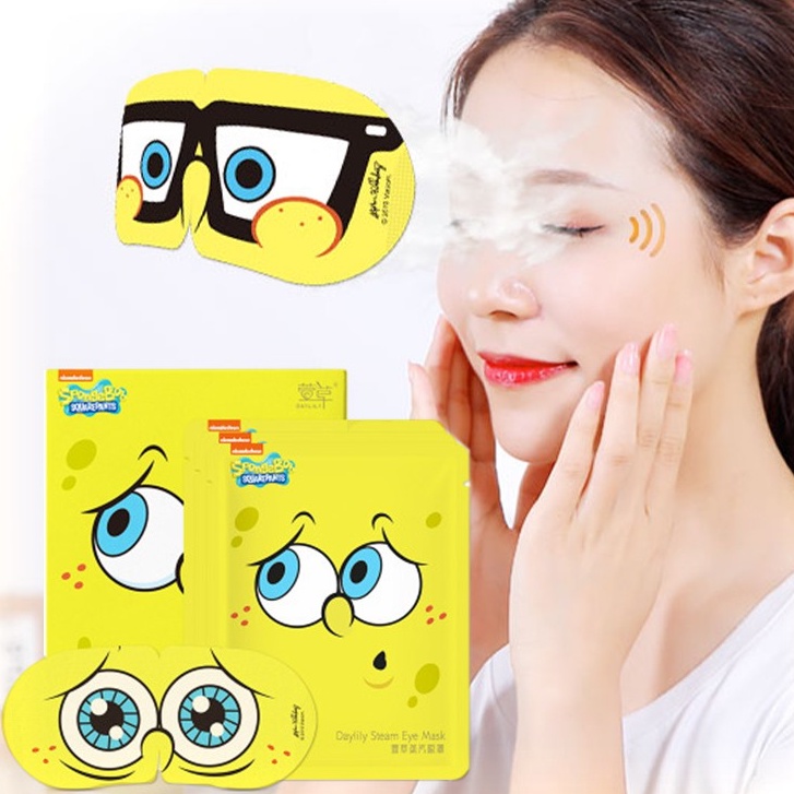 【Ready Stock】1 PC Steam Eye Mask Eye Steam Patch Eye Relaxing Pad Dark Circle Warmer Patch Hot Compress Eye Care Sleep Mask